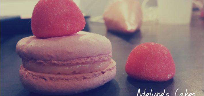 Macaron fraise tagada