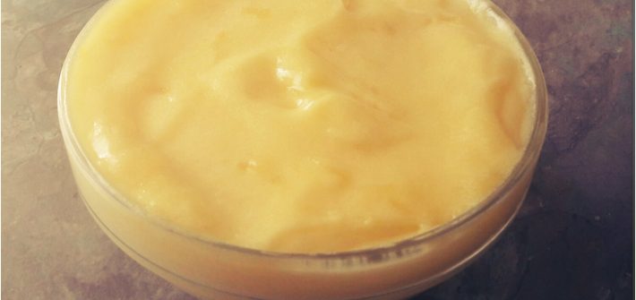 Crème citron, appareil au citron