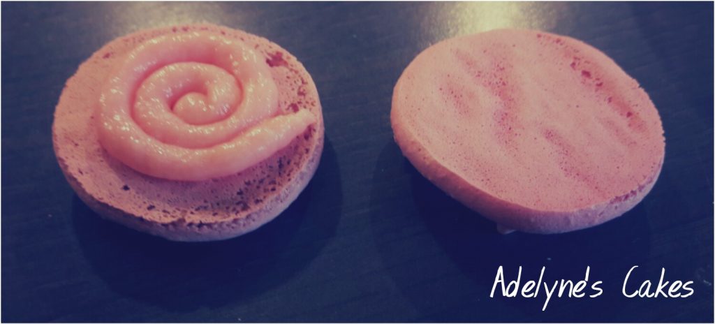 Macaron fraise tagada