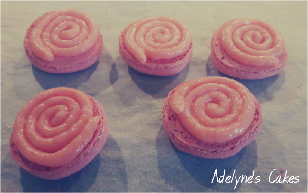 Macaron fraise tagada