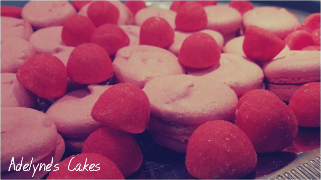 Macarons fraise tagada