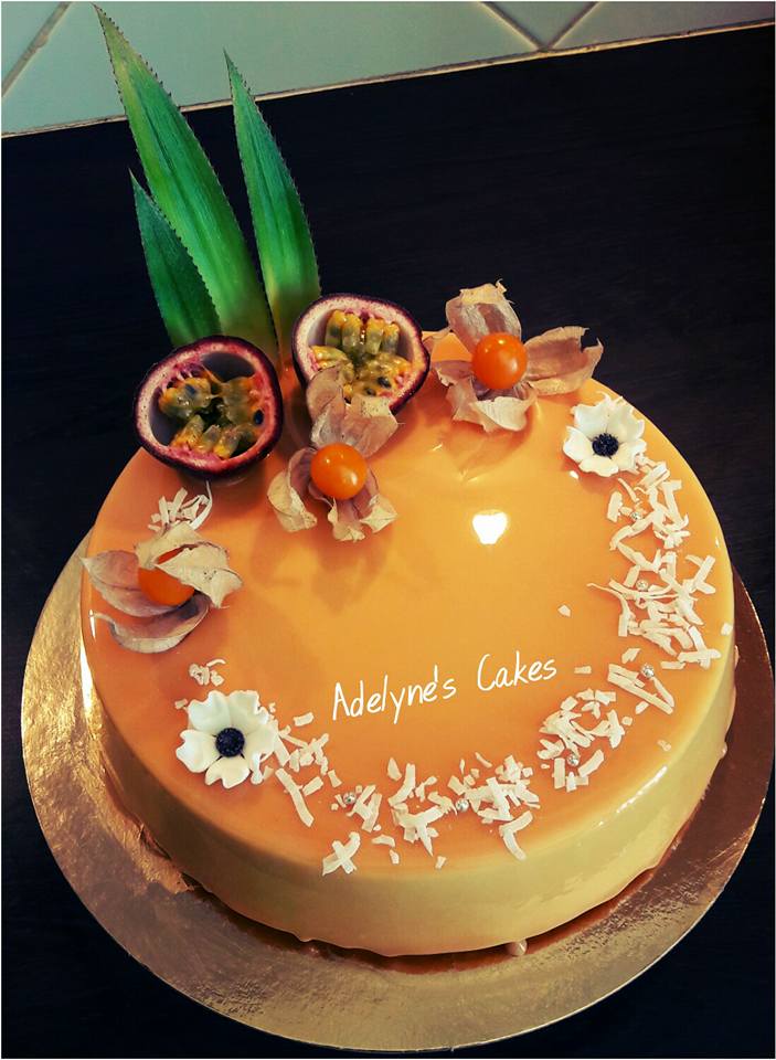 Entremets  exotique passion mangue