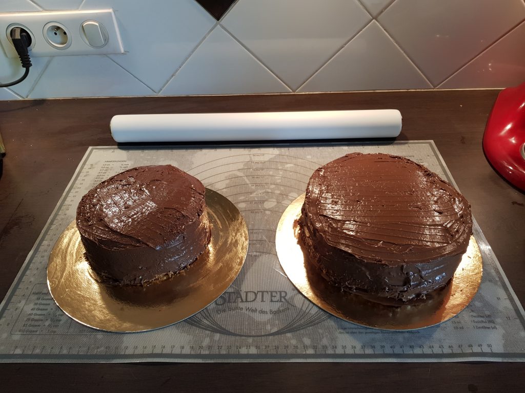 génoise molly cake fourrée au nutella