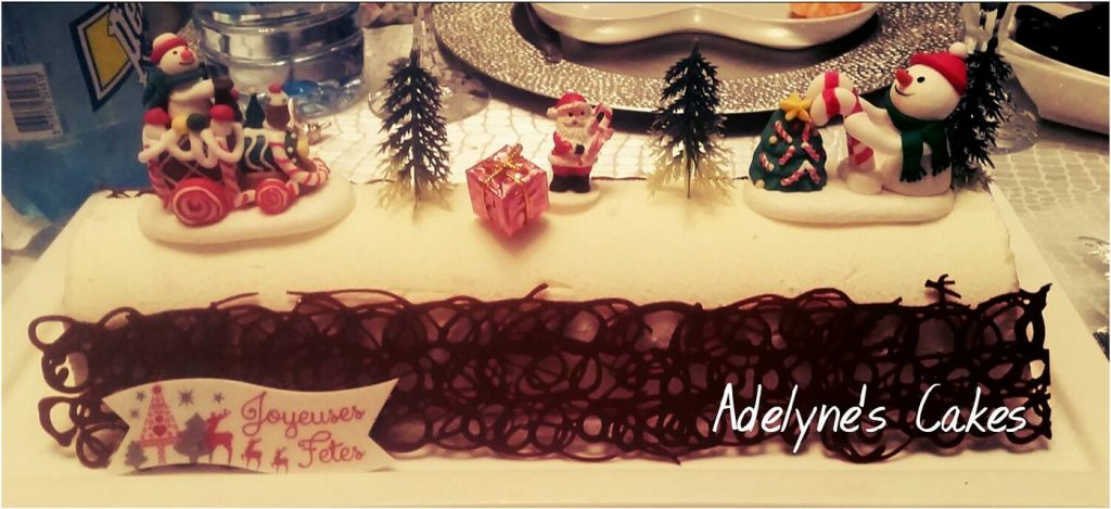 Bûche noel citron/fruits rouges