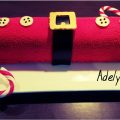 Bûche nougat fruits rouges
