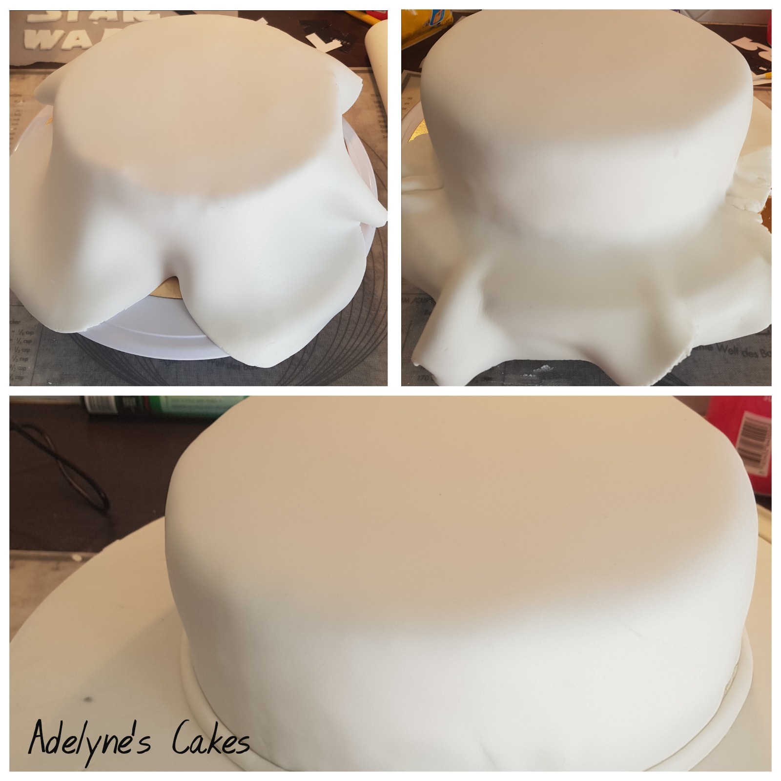 Pate A Sucre Comment Recouvrir Un Gateau Adelyne S Cakes