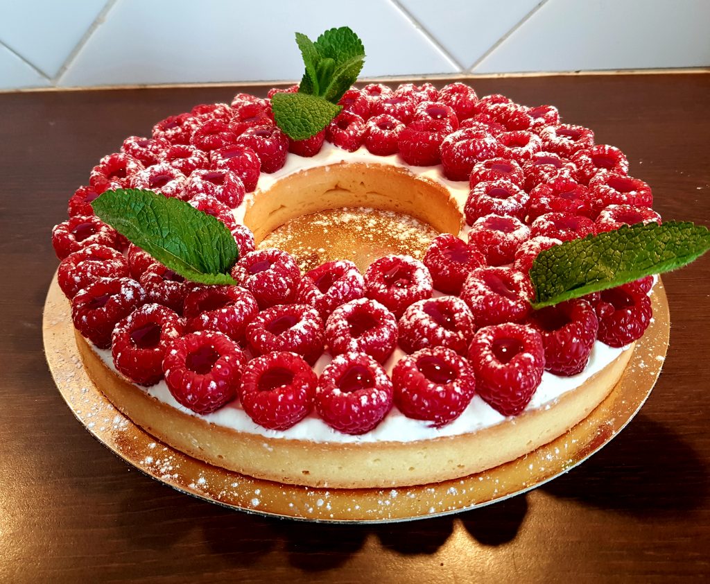 Tarte framboises 