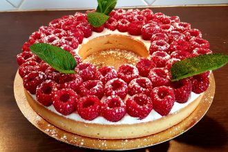 Tarte framboises