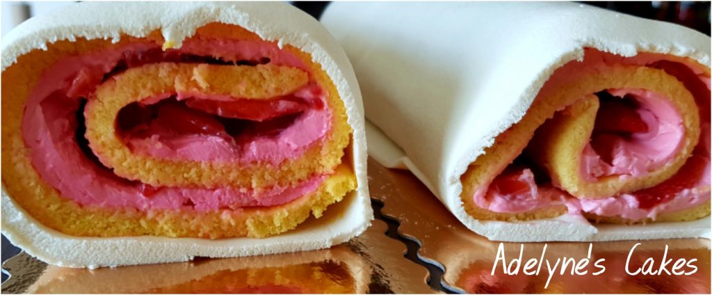 Gâteau roulé baby shower