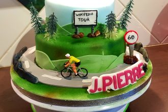 Gâteau cycliste