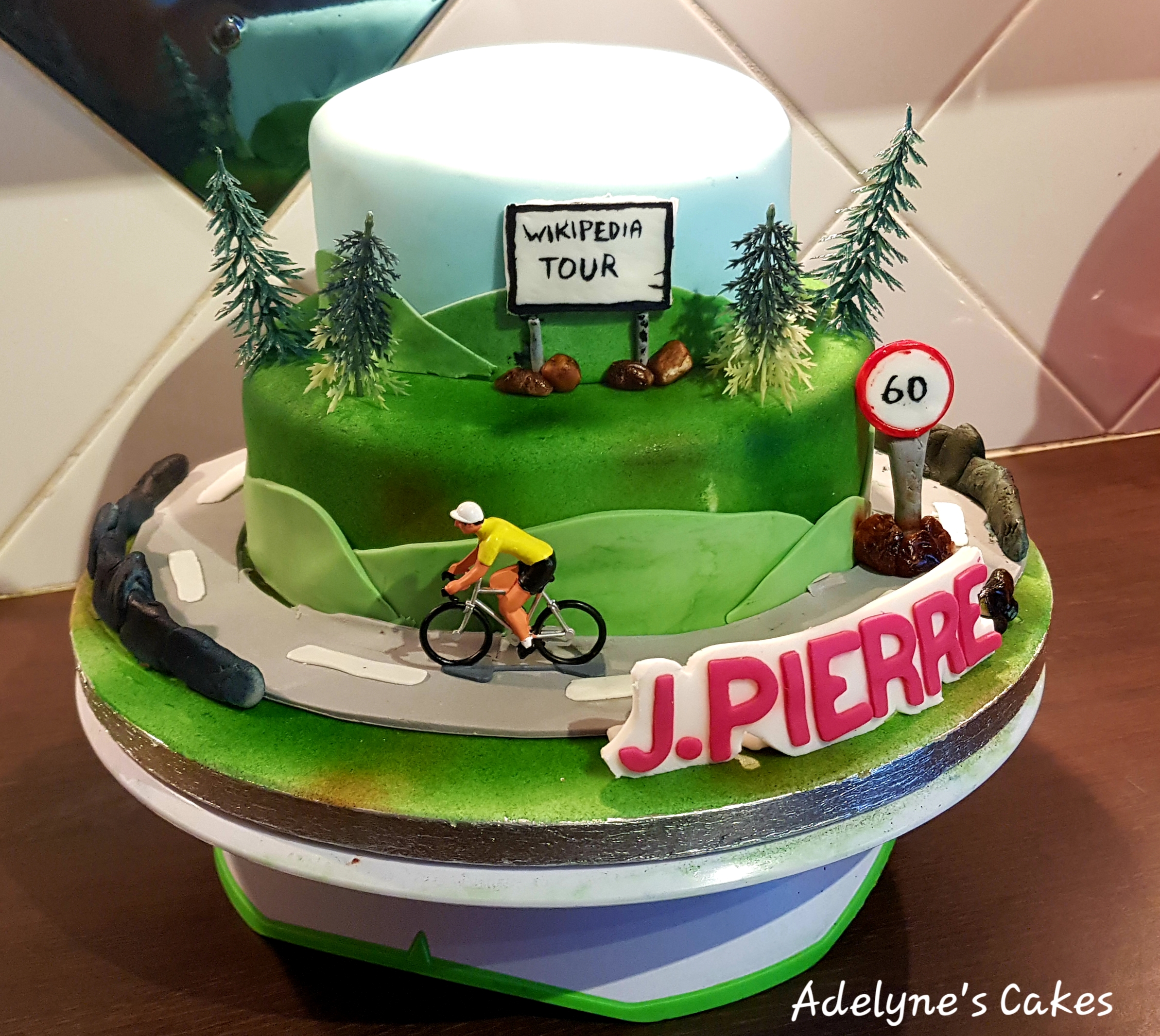 Cake Design Sur Le Theme Du Velo Adelyne S Cakes