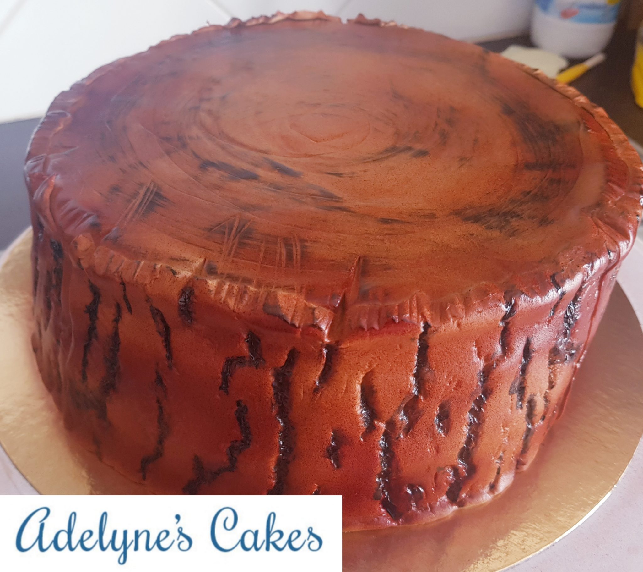 Effet Tronc D Arbre En Pate A Sucre Adelyne S Cakes Effet Tronc D Arbre En Pate A Sucre Adelyne S Cakes