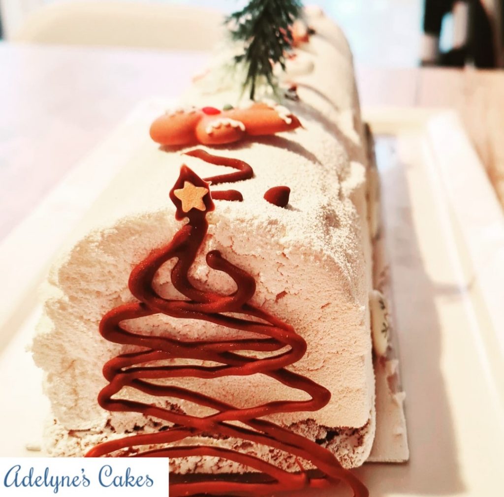 bûche poire spéculoos