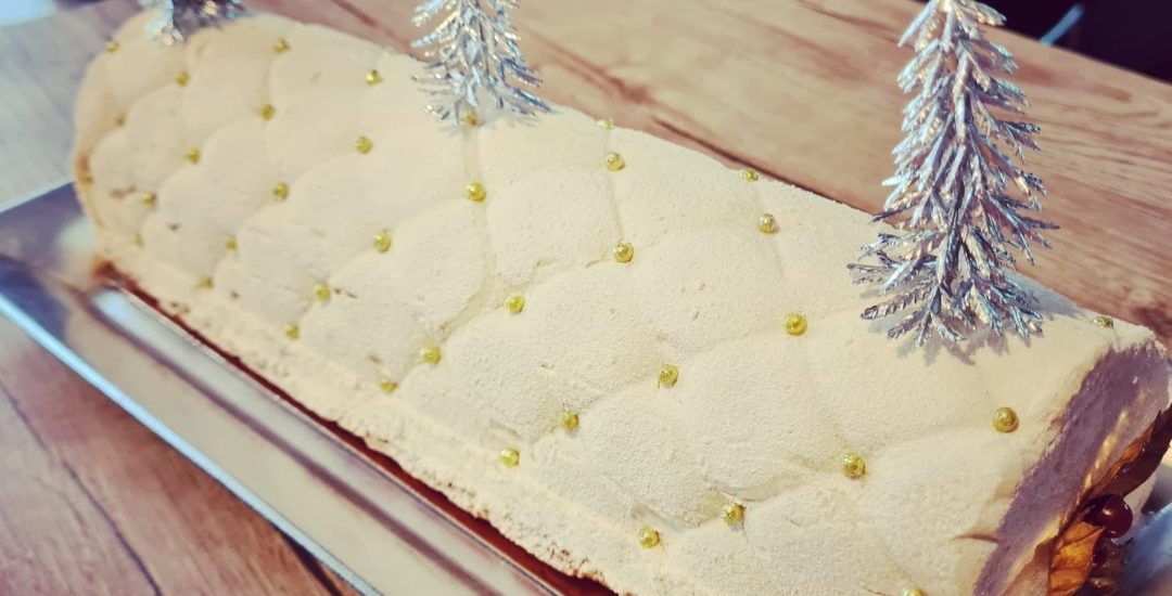 bûche poire spéculoos